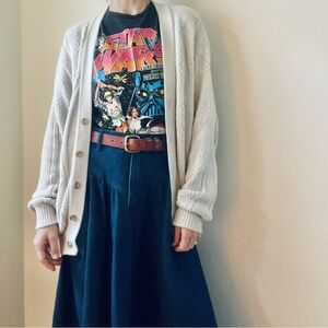 vintage granny era Cream Cardigan